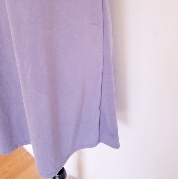 SOCIALITE Cutout Shoulder, Short Sleeve Dress, Purple - Picture 5 of 6